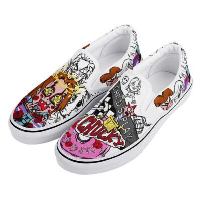Chucky Slip On Shoes Low Top Sneaker For Fans 1 3