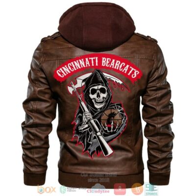 Cincinnati Bearcats NCAA Basketball Sons Of Anarchy Brown Leather Jacket LJ0880
