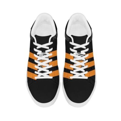 FC Lorient Low Top Leather Skate Shoes Tennis Shoes Sneaker For Fans White Sole 3