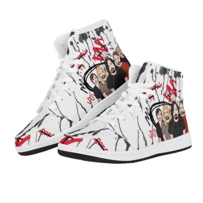 Foo Fighters Sneaker Air Jordan 1 Custom Sneakers For Fans 2