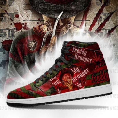 Freddy Krueger A Nightmare On Elm Street Air Jordan 1 High Top Sneakers Custom Shoes 2