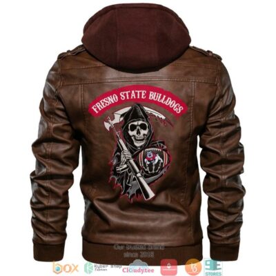 Fresno State Bulldogs NCAA Football Sons Of Anarchy Leather Jacket LJ1250