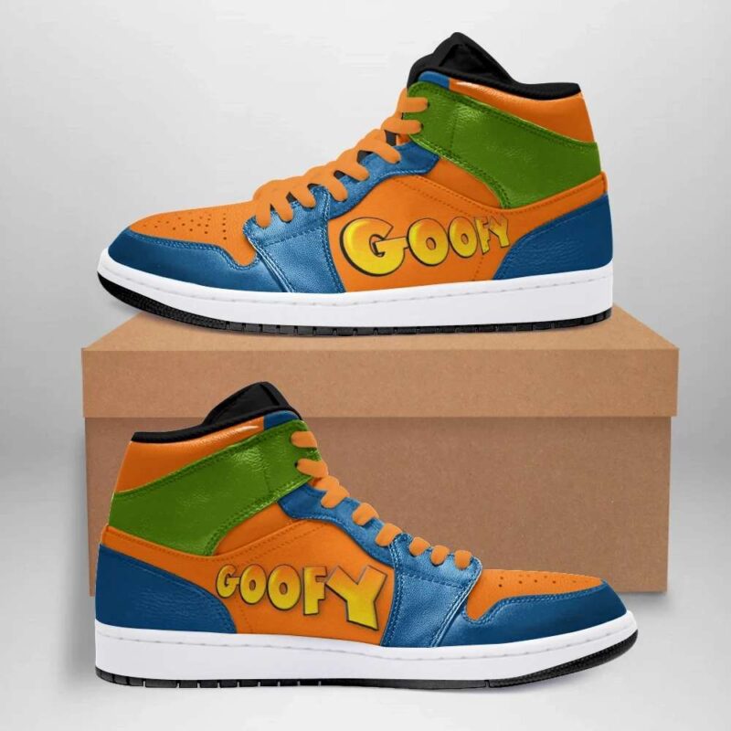Goofy Dog Air Jordan 1 High Top Sneakers Custom Shoes For Fans 1