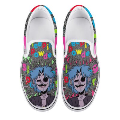 Gorillaz Slip-On Shoes Low Top Sneaker For Fans