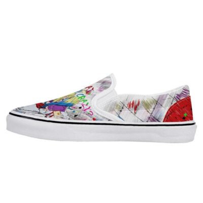 Harley Quinn Slip On Shoes Low Top Sneaker For Fans 2
