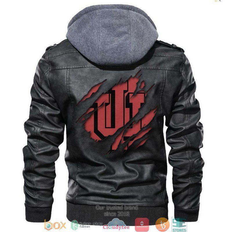Indiana-Hoosiers-NCAA-Black-Motorcycle-Leather-Jacket-LJ1446 Indiana Hoosiers NCAA Black Motorcycle Leather Jacket LJ1446