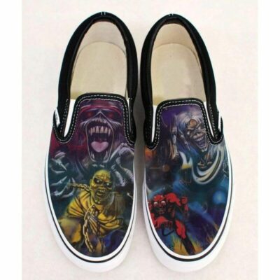 Iron Maiden Album Music Band Rock Sneaker Gift For Fans Custom Shoes Slip On Shoes