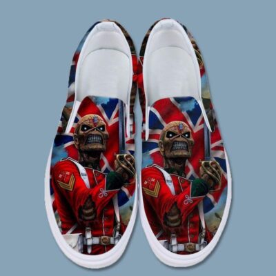 Iron Maiden Art Sneaker Gift For Fans Custom Shoes Slip On Shoes