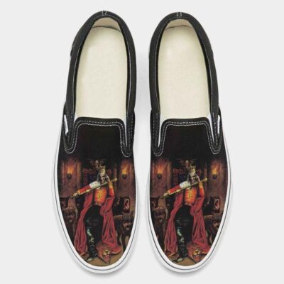 Iron Maiden Edward The Great Music Band Rock Sneaker Gift For Fans Custom Shoes Slip On Shoes