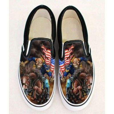 Iron Maiden Music Band Rock 41 Sneaker Gift For Fans Custom Shoes Slip On Shoes