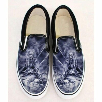 Iron Maiden Music Band Rock Sneaker Gift For Fans Custom Shoes Slip On Shoes