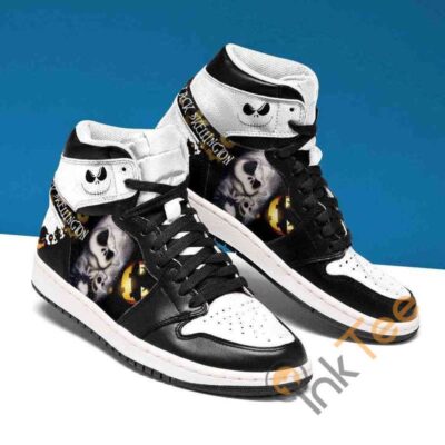 Jack Skellington Air Jordan 1 High Top Sneakers Custom Shoes