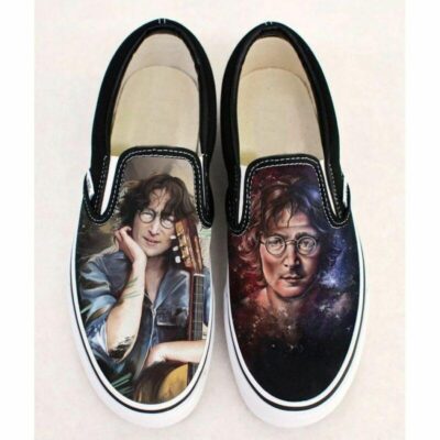 John Lennon Sneaker Gift For Fans Custom Shoes Slip On Shoes