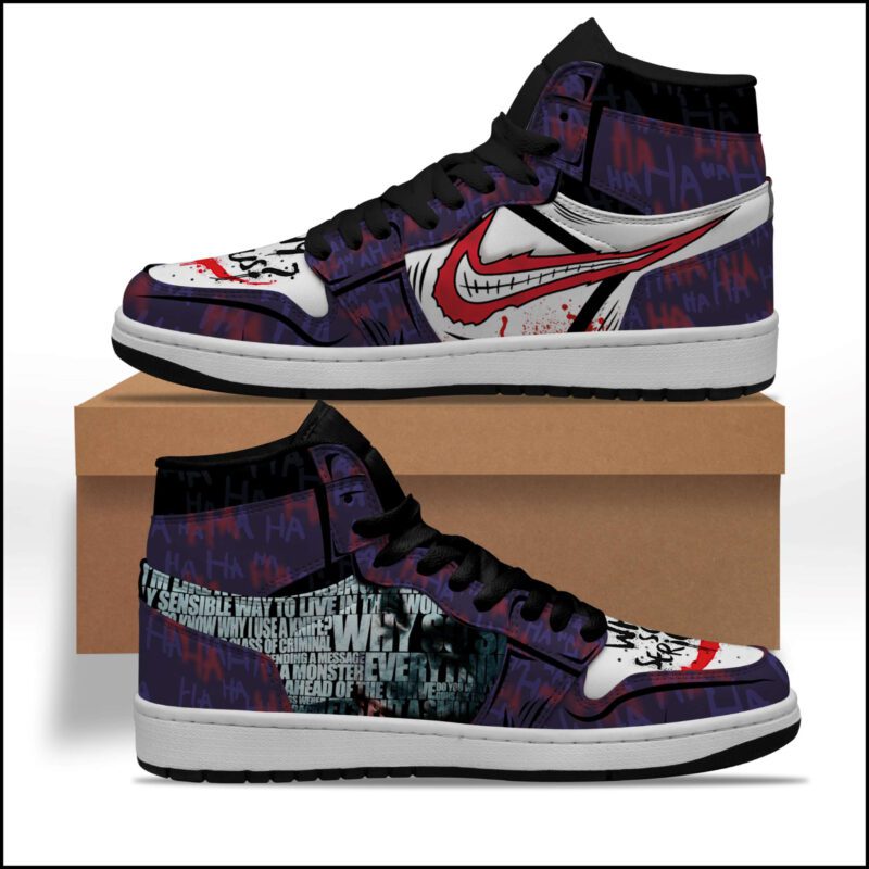 Joker Custom Air Jordan 1 High Top Sneakers Custom Shoes 1