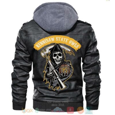 Kennesaw State Owls NCAA Basketball Sons Of Anarchy Leather Jacket LJ1573
