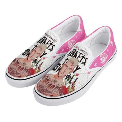 Machine Gun Kelly Slip-On Shoes Low Top Sneaker For Fans 1 Machine Gun Kelly Slip On Shoes Low Top Sneaker For Fans 1 1