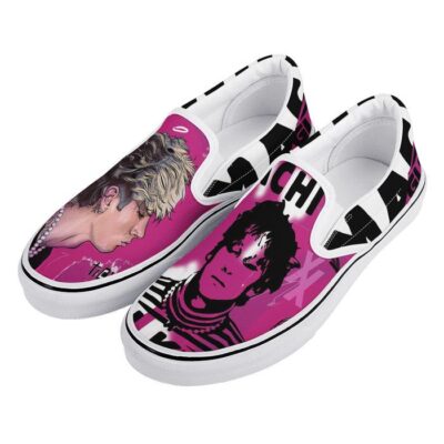 Machine Gun Kelly Slip-On Shoes Low Top Sneaker For Fans 1 Machine Gun Kelly Slip On Shoes Low Top Sneaker For Fans 1 2