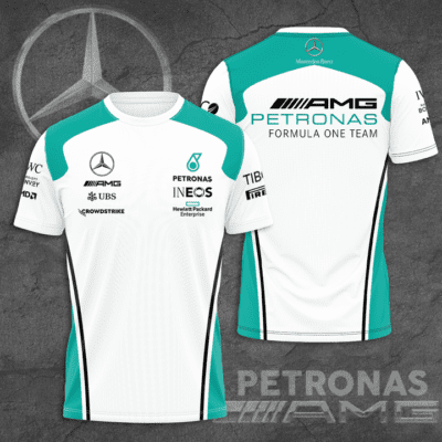 Mercedes-Amg Petronas F1 3D T-Shirt TS011639 - White