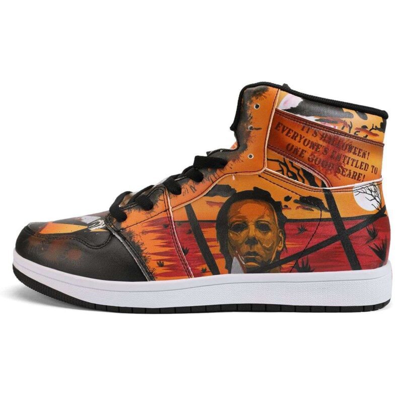 Michael Myers Air Jordan 1 High Top Sneakers Custom Shoes 1