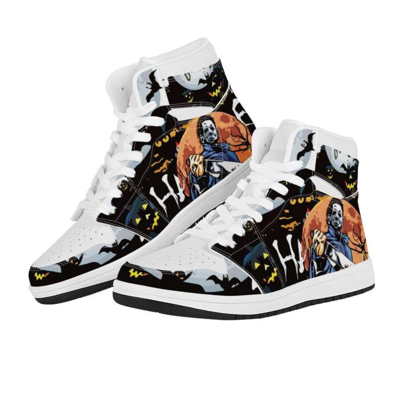 Michael Myers Halloween Party Air Jordan 1 High Top Sneakers Custom Shoes 1