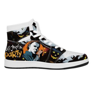 Michael Myers Halloween Party Air Jordan 1 High Top Sneakers Custom Shoes 4