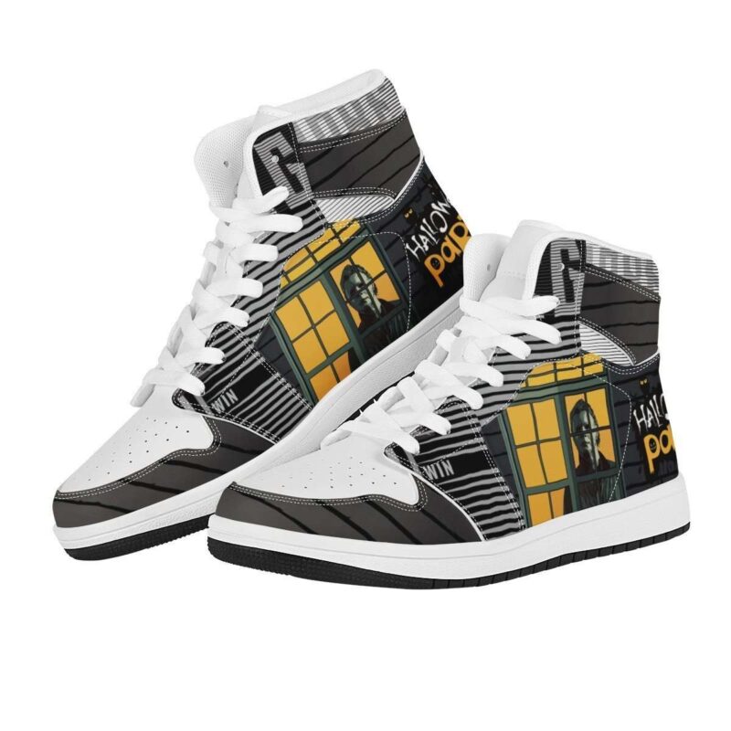 Michael Myers Party Halloween Movie Air Jordan 1 High Top Sneakers Custom Shoes 2