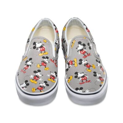 Mickey Mouse Disney Art Sneaker Gift For Fans Custom Shoes Slip On Shoes