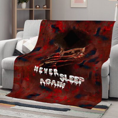Never Sleep Again Fleece Blanket 1 Never Sleep Again Fleece Blanket 1