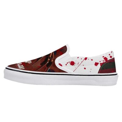 Nightmare On Elm Street Slip-On Shoes Low Top Sneaker For Fans 2 Nightmare On Elm Street Slip On Shoes Low Top Sneaker For Fans 2