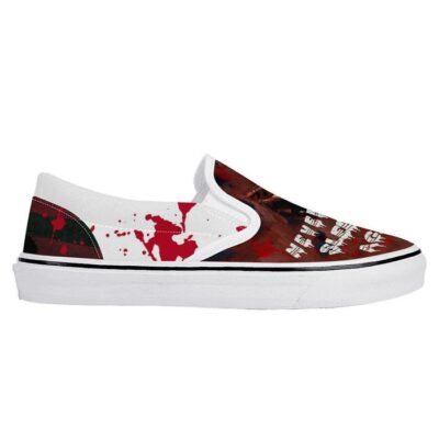 Nightmare On Elm Street Slip-On Shoes Low Top Sneaker For Fans 3 Nightmare On Elm Street Slip On Shoes Low Top Sneaker For Fans 3