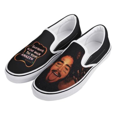 Post Malone Slip On Shoes Low Top Sneaker For Fans 1 1