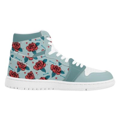 Rose Heart Sneaker Air Jordan 1 Custom Sneakers For Fans 2