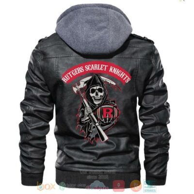Rutgers Scarlet Knights NCAA Football Sons Of Anarchy Leather Jacket LJ2300