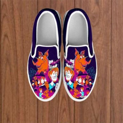Scooby Doo Art Sneaker Gift For Fans Custom Shoes Slip On Shoes