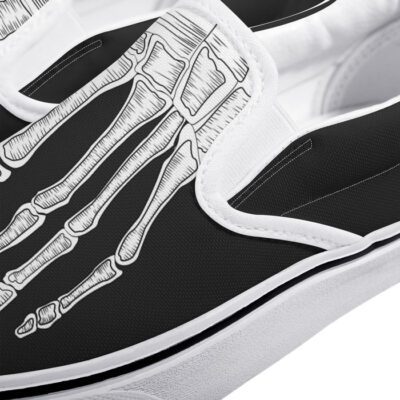 Skeleton Feet Slip On Shoes Low Top Sneaker For Fans 3