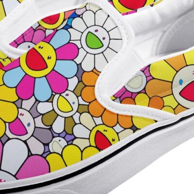 Takashi Murakami Sunflower Slip On Shoes Low Top Sneaker For Fans 3 2