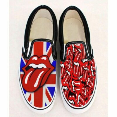 The Rolling Stone 2 Music Band Sneaker Gift For Fans Custom Shoes Slip On Shoes