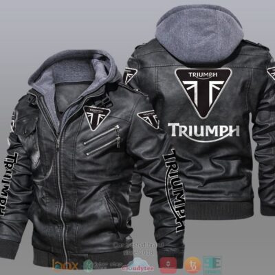 Triumph Car brand Leather Jacket LJ2706
