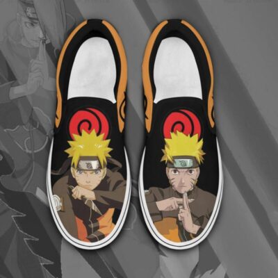 Uzumaki Naruto Slip On Shoes Naruto Custom Anime Shoes Slip On Shoes