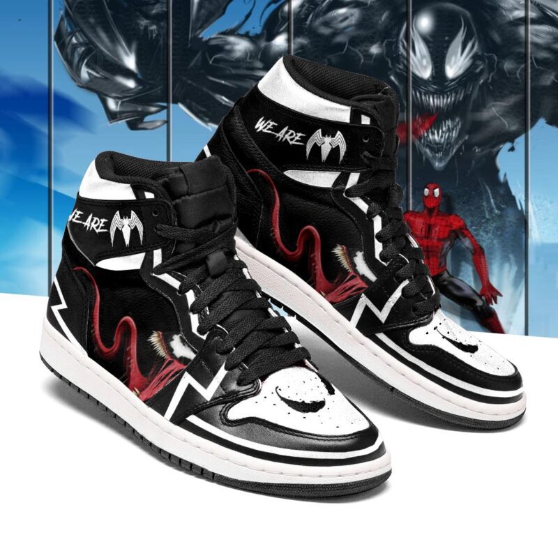 Venom Symbiote We Are Venom Air Jordan 1 High Top Sneakers Custom Shoes 1