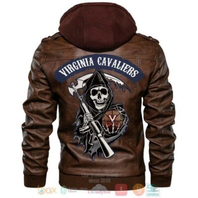 Virginia Cavaliers NCAA Basketball Sons Of Anarchy Leather Jacket LJ2828