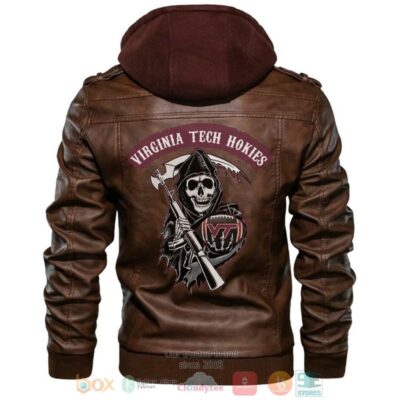 Virginia Tech Hokies NCAA Football Leather Jacket LJ2836