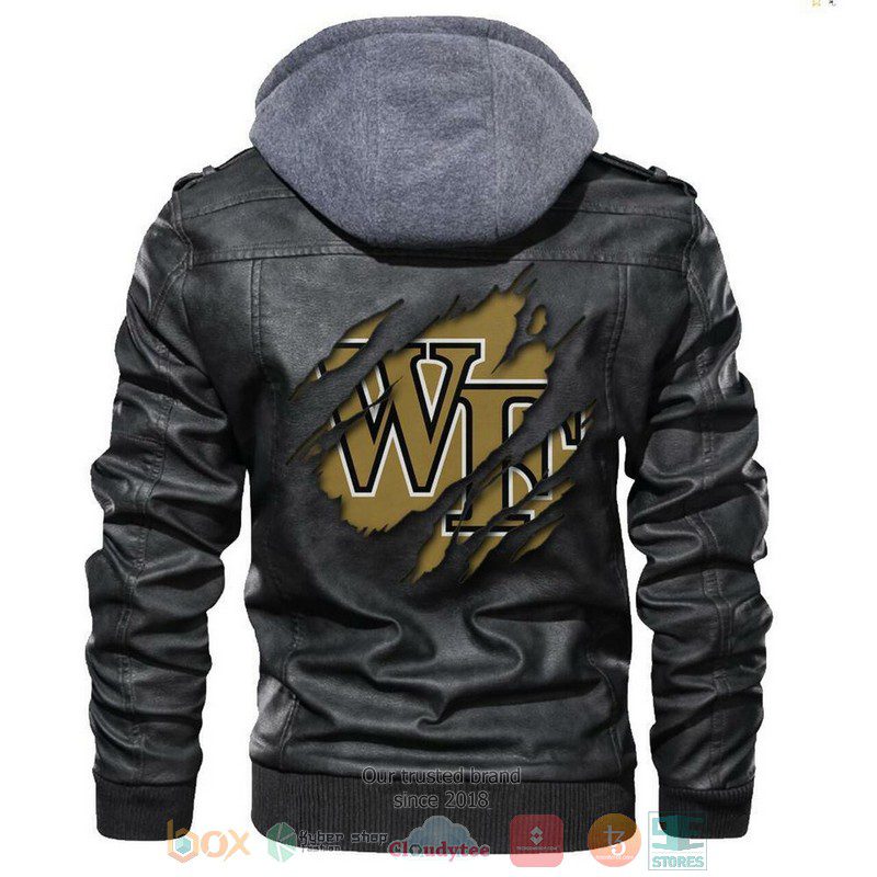 Wake-Forest-Demon-Deacons-NCAA-Leather-Jacket-LJ2905 Wake Forest Demon Deacons NCAA Leather Jacket LJ2905