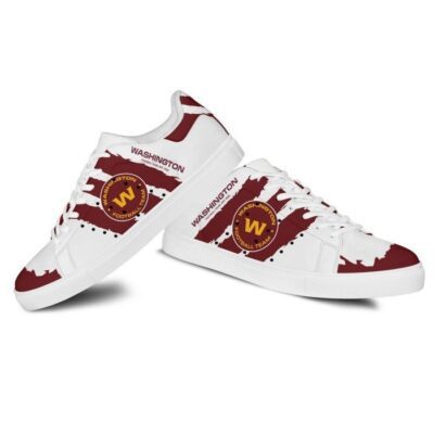 Washington Football Team Low Top Leather Stan Smith Shoes - White Sole SST1590 2 Sneaker For Fans - White Sole