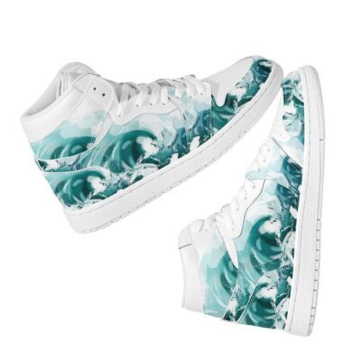 Wave Sneaker Air Jordan 1 Custom Sneakers For Fans 3