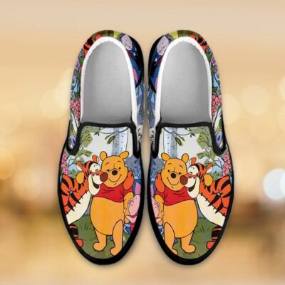 Winnie The Pooh and Tigger Too Custom Sip On Shoes