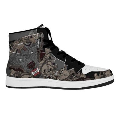 Wolf Sneaker Air Jordan 1 Custom Sneakers For Fans 1