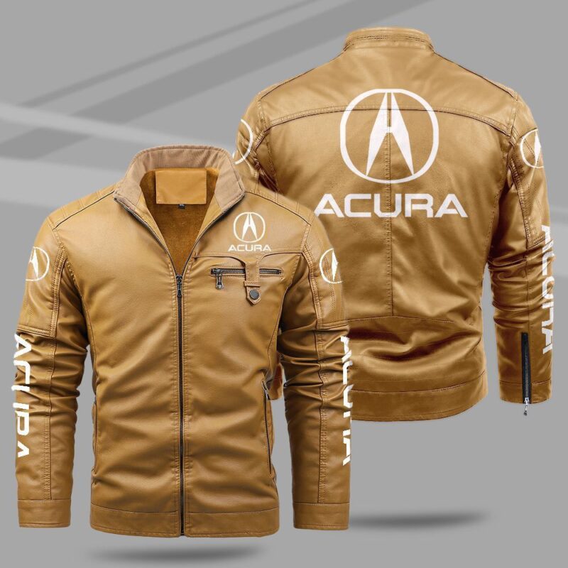 Acura Fleece Leather Jacket TFLJ037 1