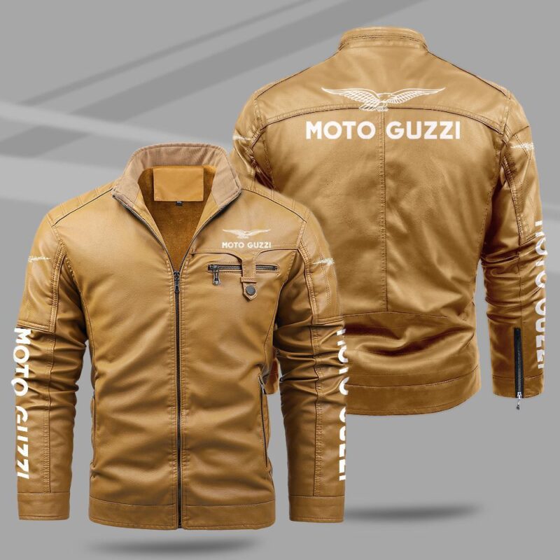 Aston Martin Fleece Leather Jacket TFLJ018 1