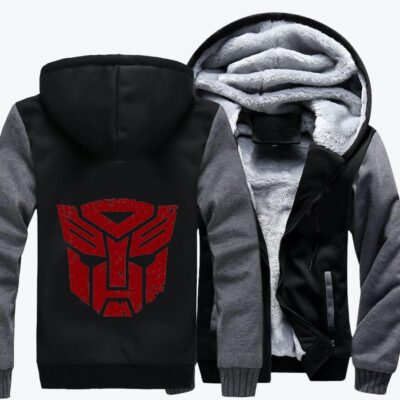 Autobots Transformers Fleece Zip Hoodie Jacket 2